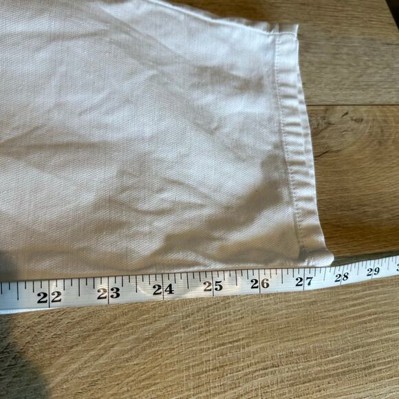 Eileen Fisher Cotton Hemp Tapered Pant White 12 - Picture 10 of 10